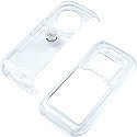 LG enV VX-9900 VX9900 Translucent Clear Snap-On Crystal Case Cover with Removable Belt Clip