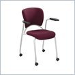 Groove Guest Chair in Burgundy by Safco