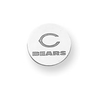 Sterling Silver Chicago Bears C Bears Tie Tac - NF358SS