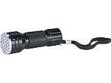 Lunartec UV-Taschenlampe mit Metallcorpus und 21 UV-LEDs