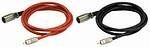 Produkt-Bild: Monacor Audio Verbindungs-Kabel 3m &Oslash; 7mm Rot Schwarz zum Anschluss Mischpults Verst&auml;rker Cinch Stecker auf XLR Stecker 3 polig