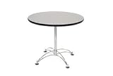 42 Lunchroom Table Round Gray