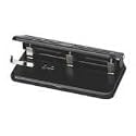 Heavy Duty Punch, Adjustable, 3HP, 9/32" Size, 45 sheet Cap,BK (SPR01796) Category: Heavy-Duty Paper Punches
