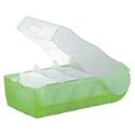 Han 997603 - Karteibox Croco A7 Transluzent / gruen