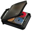 LASERLINE CD144LWTBLACK 144 capacity Translucent CD Wallet Storage Organizer