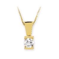 Certified, 3 8 ct. tw. Brilliant Diamond Solitaire Pendant by Fred Meyer Jewelers
