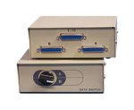 APC Switchbox 2-1 Manual DB25 Ports 25 Wire Metal Housing