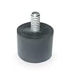 Industrial Grade 2NPE8 Vibration Isolator, 75 Lb Max, 1/4-20