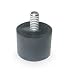 Industrial Grade 2NPE8 Vibration Isolator, 75 Lb Max, 1/4-20