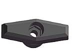 Plastic Knob, Snap Lock, 1/4 nuts & bolts, 10/pack
