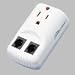 Compucessory Surge Protector 1 Outlet 270 Joules Telephone / Fax / Modem Protection Emi / Rfi Filtered Black / CCS25121 / 25121