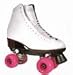 Riedell 110 White Sure-Grip AEROBIC wheels - Size 8