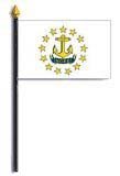Rhode Island - 4 x 6 State Stick Flag
