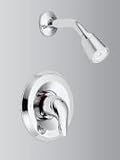 Chateau Posi-Temp Single-Handle Shower Trim Kit Finish: Chrome