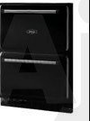 AGA ARD24BLK 24 Built-in Double Drawer Refrigerator with 5.7 cu. ft. Capacity, LED Light System, Automatic Defrost and Stainless Steel Interior: Black