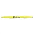 Sharpie Accent Pocket-Style Highlighters, 12 Fluorescent Yellow Highlighters(27025)