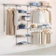 Rubbermaid 3H89 Configurations 4 to 8 Foot Deluxe Custom Closet Kit, White