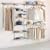 Rubbermaid 3H89 Configurations 4-to-8-Foot Deluxe Custom Closet Kit, White