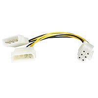 LP4 to 6 pin PCI Express Video Card Power Adapter by 