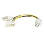 CablesToBuy™ LP4 to 6 pin PCI Express Video Card Power Adapter