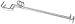 WINDSHIELD WIPER HUGGIES CHROME 2PK