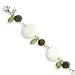 Sterling Silver Labidorite/Amazonite/Peridot/Mother of Pearl Bracelet