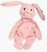 Hoppity the Pink Easter Bunny Rabbit - Ty Beanie Babies