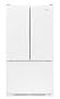 Amana : AFD2535DEW 25.0 cu. ft. Freestanding French Door Refrigerator - White