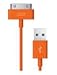 Incase Sync and Charge USB Cable 6-Inch, Fluro Orange