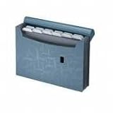 Pendaflex 01163 Expanding 13-Pocket Poly File w/Tabs, Blue