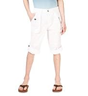 Pure Cotton Cropped Trousers with Stain Defence™