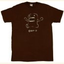 TS461 Domo Kun Line Art T-Shirt Japan Anime