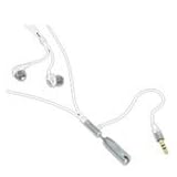 ULTIMATE EARS/RIVET STEREO EARPHONE LANYARD & GOCLIP FOR IPOD & MP3 PLAYERS (White) (Retail)