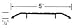 Aluminum Fluted Saddle, 36"
