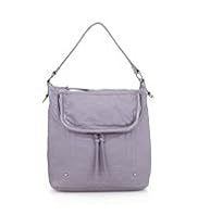 Indigo Collection Washed Zip Hobo Bag