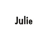 Clearly Charming Julie RED HEART Laser Name Italian Charm Link