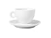 Front of the House Milano Cappuccino Cups and Saucers Set of 4