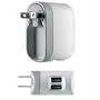 Belkin Dual Charger with USB and Swivel-Plug AC Charger for iPod
