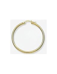 14k Plain Hoop Earrings