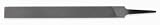 Nicholson Rectangular Hand File, Double Cut, American Pattern, Second Cut, 8