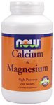 NOW CALCIUM & MAGNESIUM HIGH POTENCY - 250 TABLETS