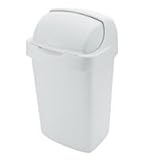 RUBBERMAID 4A1300WHT TOP WASTE BASKET WHITE