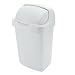 Kitchen & Housewares : RUBBERMAID 4A1300WHT TOP WASTE BASKET WHITE