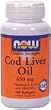 NOW Double Strength COD LIVER OIL 650 MG - 100 SOFTGELS