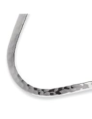Sterling Silver 5mm Hammered Neck Collar QG1721"