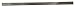 General Tools Ruler, Flexible, 1/2w, Chrome, 12 OAL