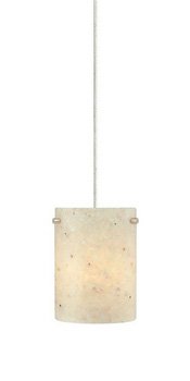 LBL Lighting HS452GRSCLEDFSJ Flurry Pendant - Fusion Jack, Satin Nickel Finish with Sage Glass - LAMPING OPTION - LED