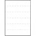 Transcription Label,Ruled,6/Sheet,8-1/2x2,100/BX,White, Sold as 1 box