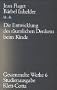 Gesammelte Werke, Bd.6: Die Entwicklung des r�umlichen Denkens beim Kinde