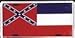 Mississippi State Flag License Plate